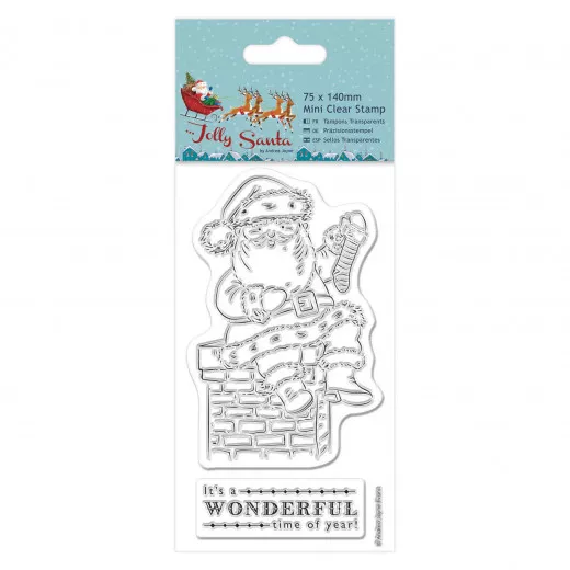 Clear Stamps - Jolly Santa - Kamin